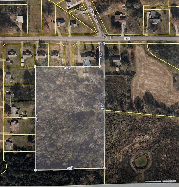 7 Acres of Land for Sale in Ardmore, Alabama