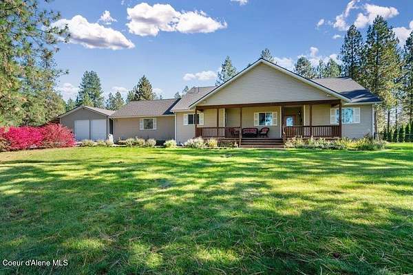 5 Acres of Land with Home for Sale in Athol, Idaho
