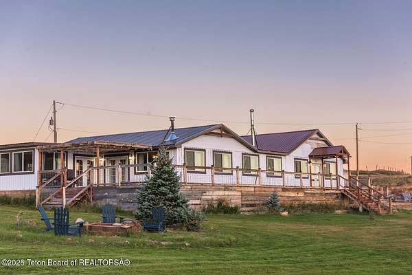 6.35 Acres of Land with Home for Sale in La Barge, Wyoming