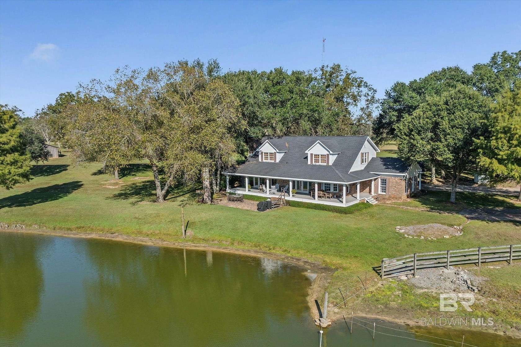 77.6 Acres of Agricultural Land with Home for Sale in Mobile, Alabama