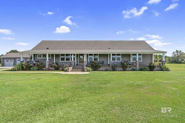 17 Acres of Land with Home for Sale in Elberta, Alabama