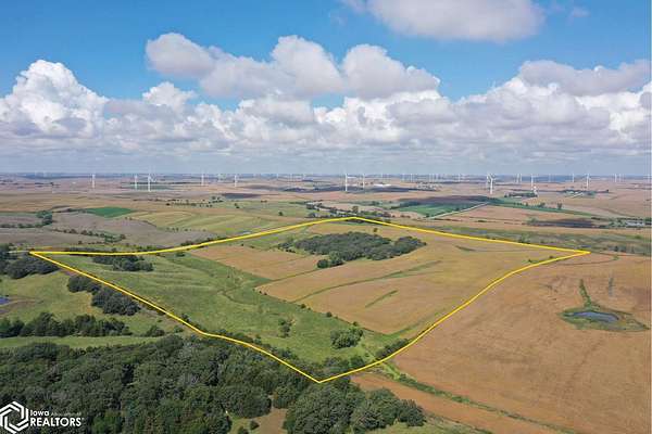 120 Acres of Agricultural Land for Sale in Fontanelle, Iowa
