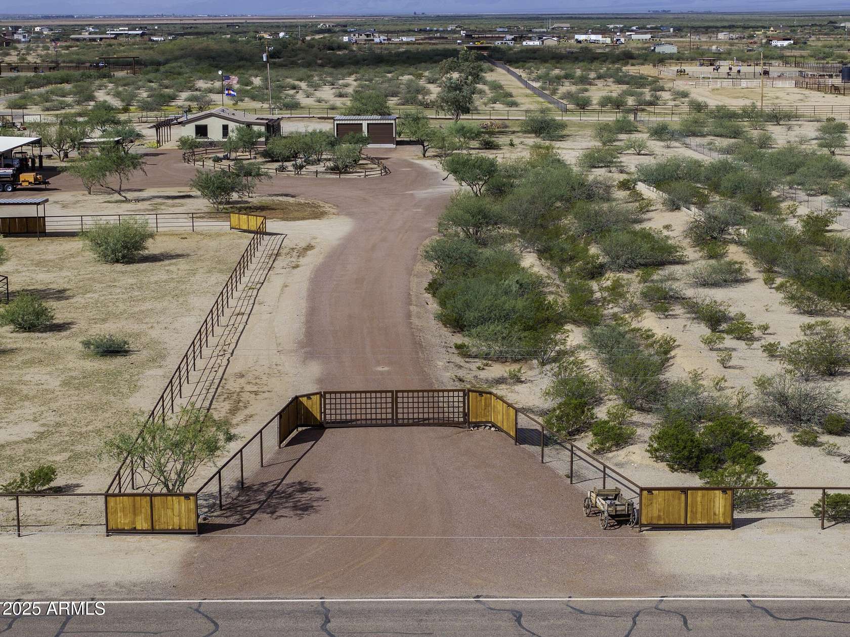 6.22 Acres of Land with Home for Sale in Wickenburg, Arizona