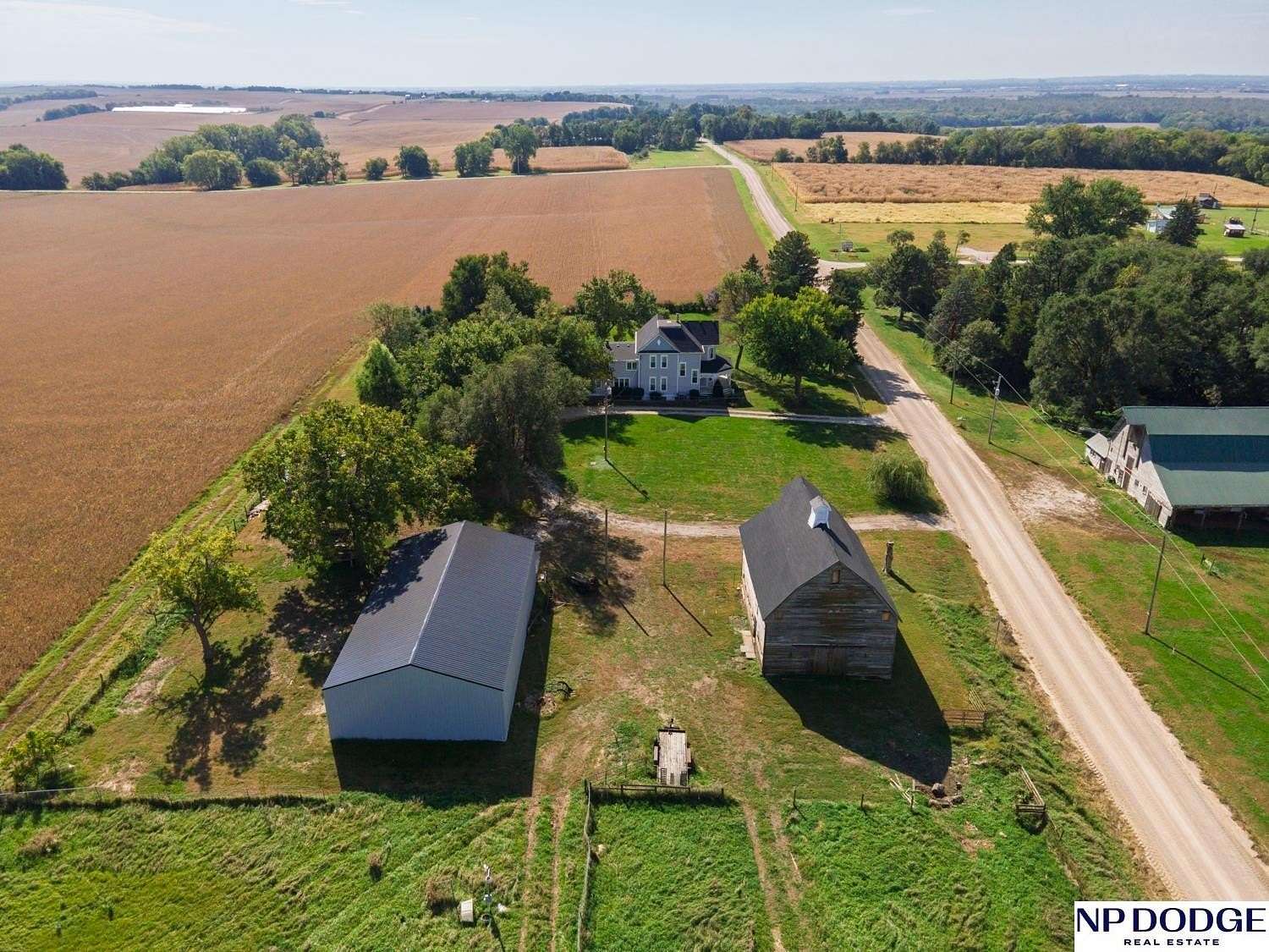 5.89 Acres of Residential Land with Home for Sale in Nickerson, Nebraska