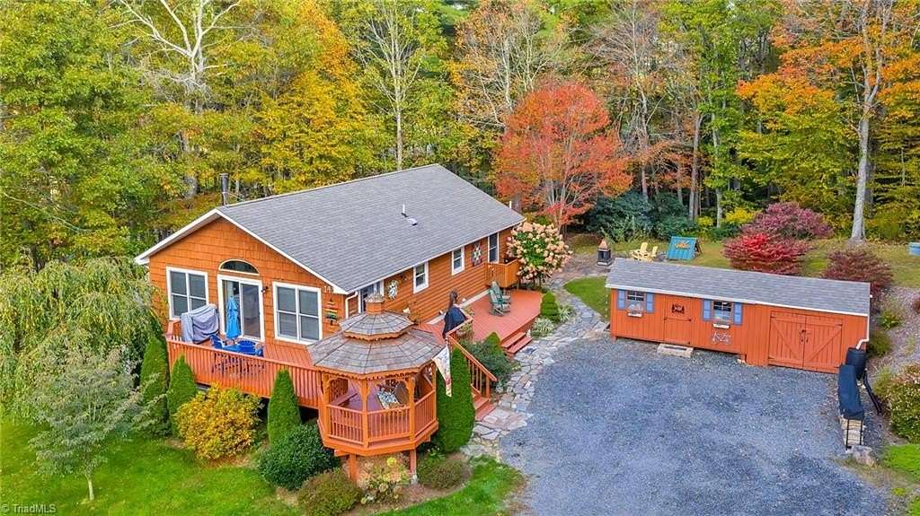 2 Acres of Residential Land with Home for Sale in Fleetwood, North Carolina