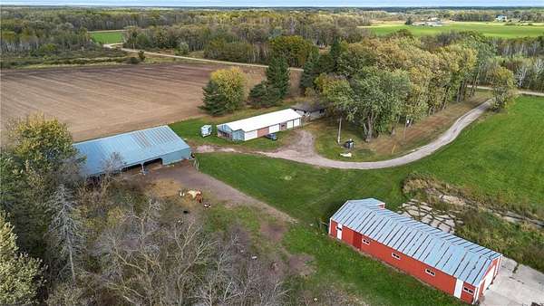 5 Acres of Residential Land with Home for Sale in Milaca Township, Minnesota