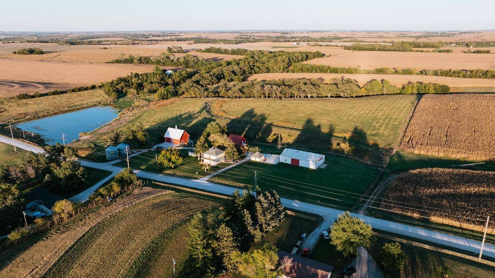 4.5 Acres of Land with Home for Sale in Louisville, Nebraska