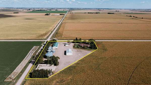 5 Acres of Residential Land with Home for Sale in Cozad, Nebraska