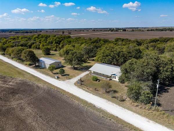 12.8 Acres of Land with Home for Sale in Abbott, Texas