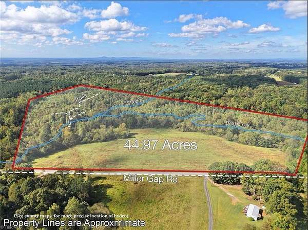 45 Acres of Land for Sale in Ararat, North Carolina