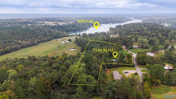 9 Acres of Residential Land with Home for Sale in Crane Hill, Alabama