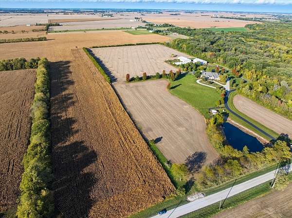 27.2 Acres of Agricultural Land for Sale in Manhattan, Illinois