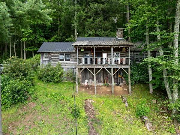 21.3 Acres of Recreational Land with Home for Sale in Highlands, North Carolina