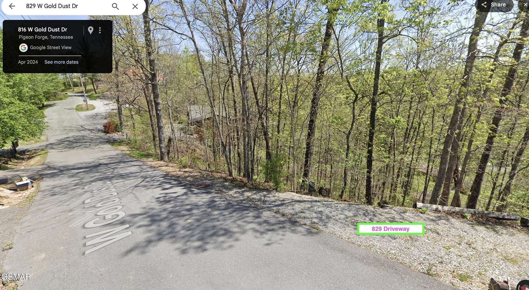 0.58 Acres of Residential Land for Sale in Pigeon Forge, Tennessee