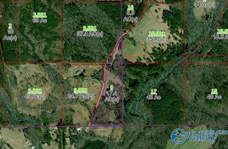 17 Acres of Land for Sale in Collinsville, Alabama