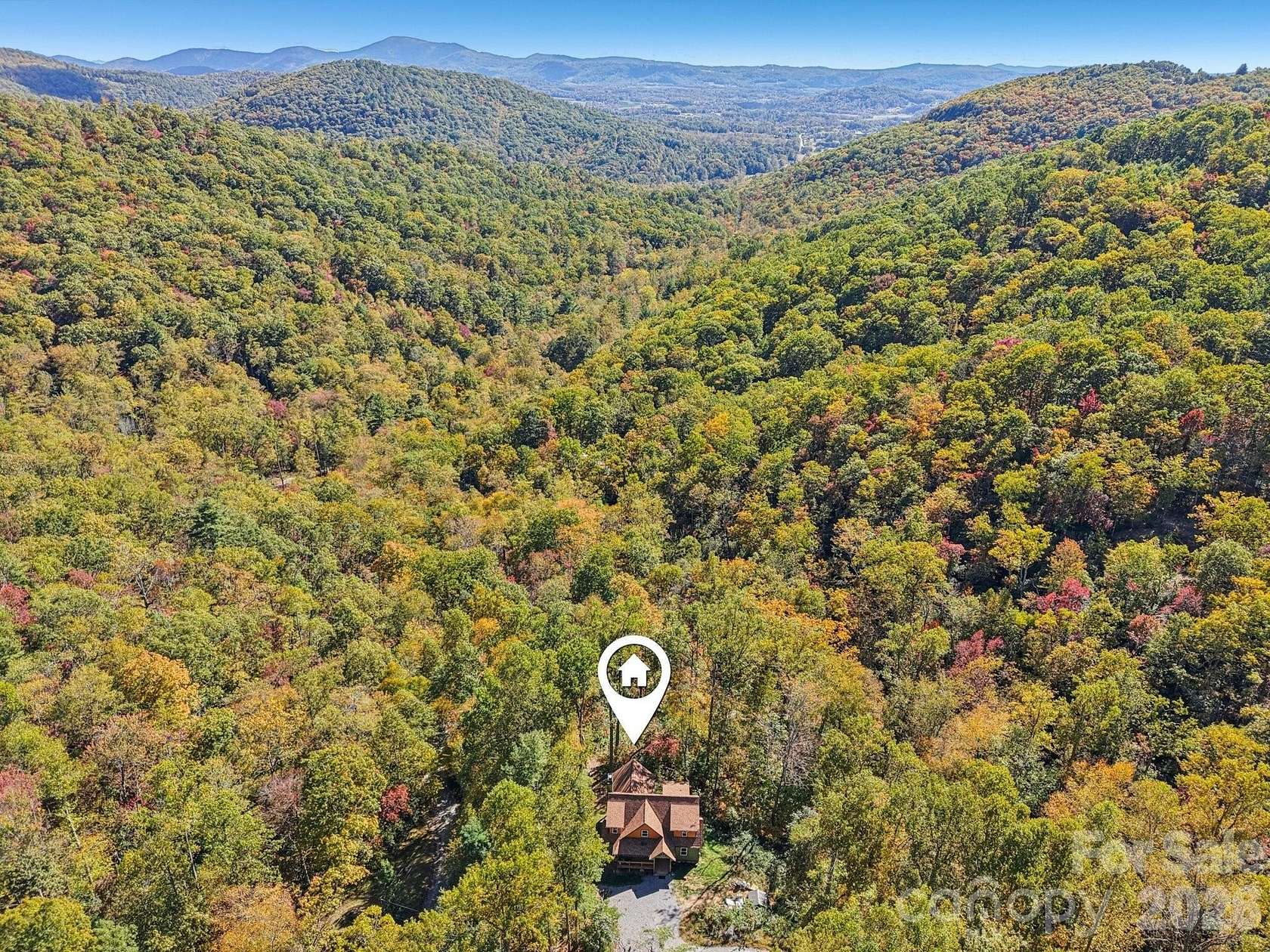 2.1 Acres of Land with Home for Sale in Hendersonville, North Carolina