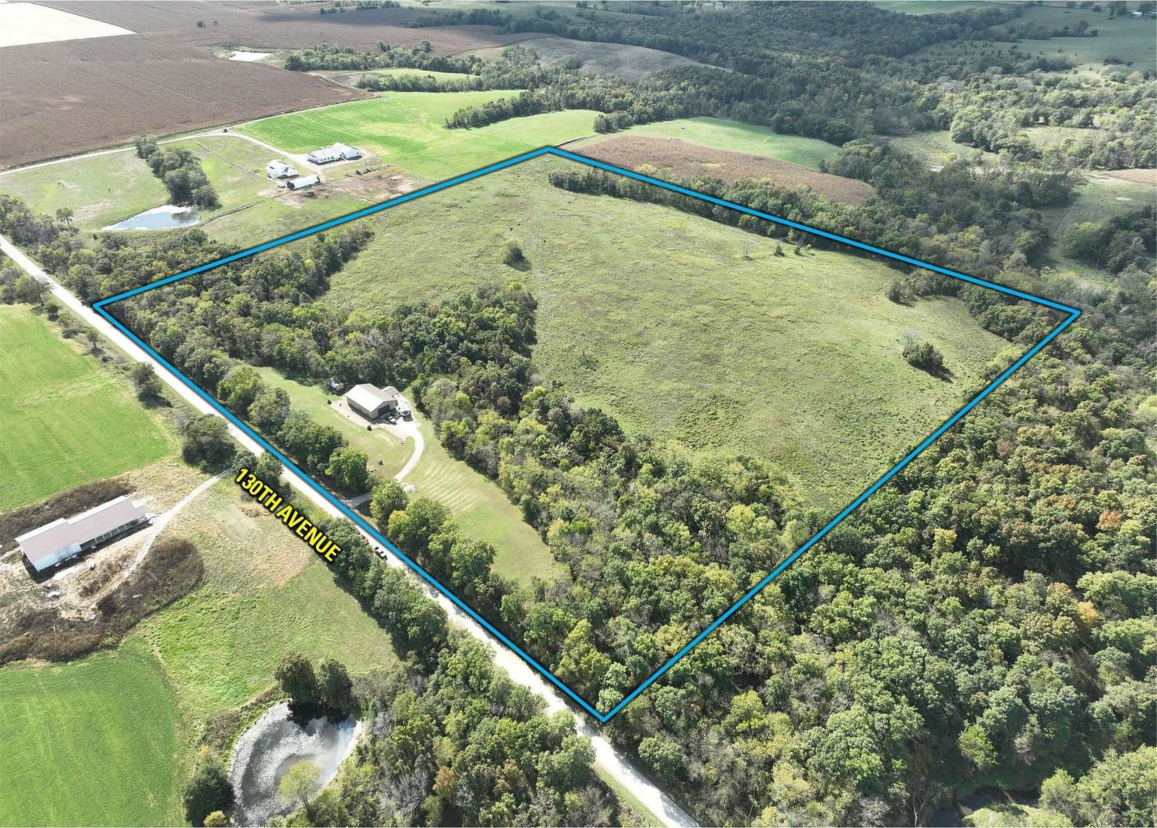 40 Acres of Recreational Land & Farm for Sale in Centerville, Iowa