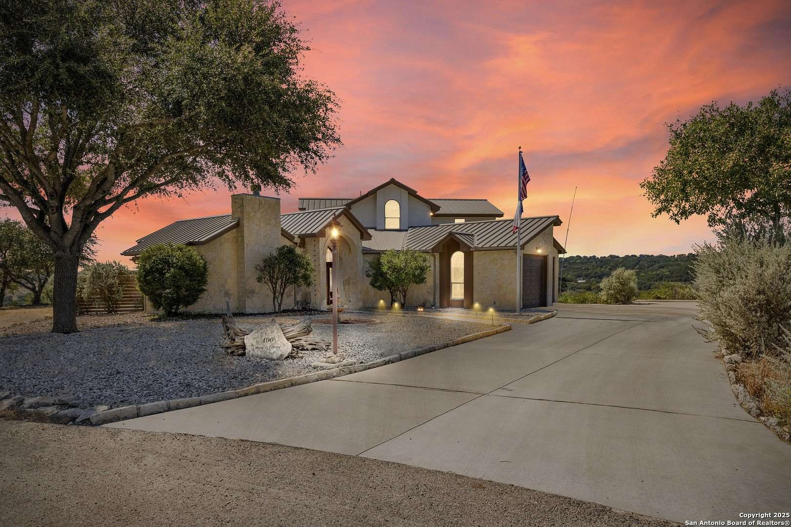 3.5 Acres of Residential Land with Home for Sale in Spring Branch, Texas