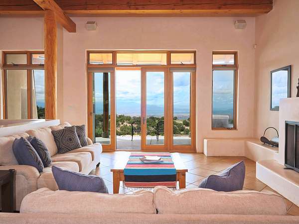 10 Acres of Residential Land with Home for Sale in Santa Fe, New Mexico