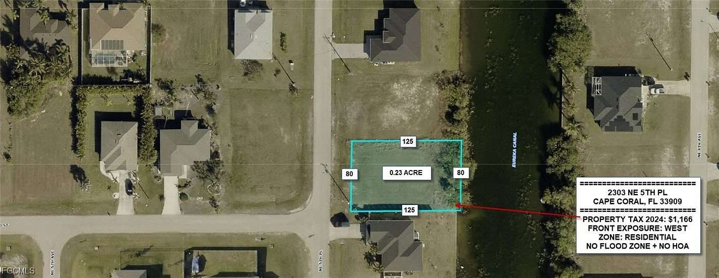 0.23 Acres of Residential Land for Sale in Cape Coral, Florida