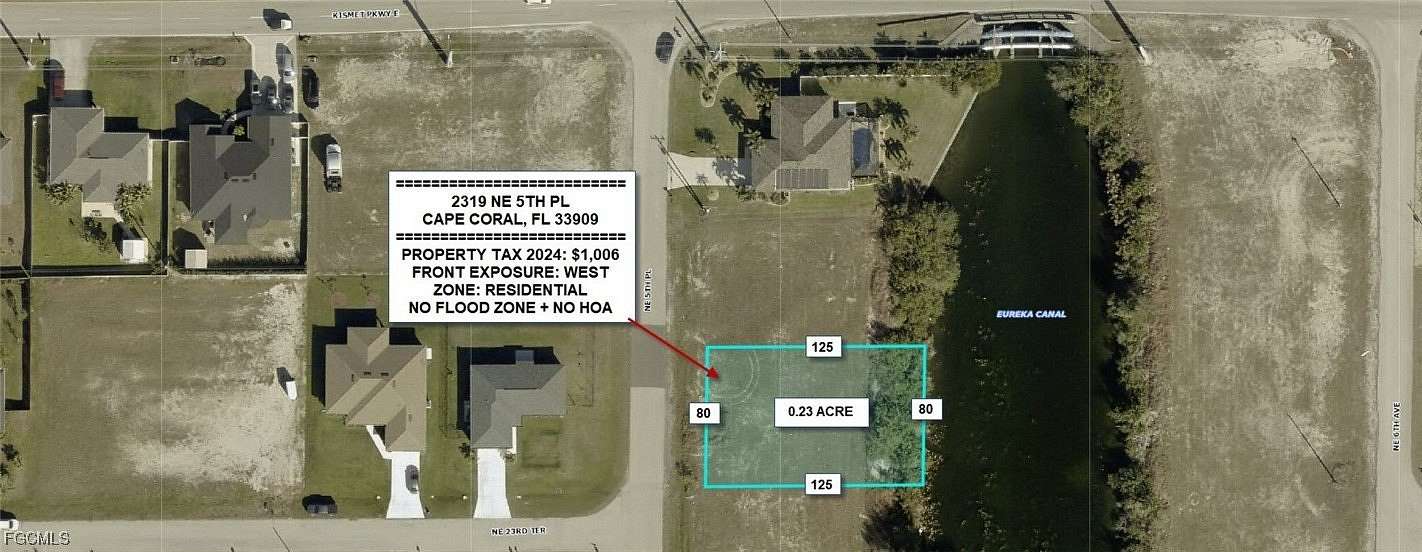 0.23 Acres of Residential Land for Sale in Cape Coral, Florida
