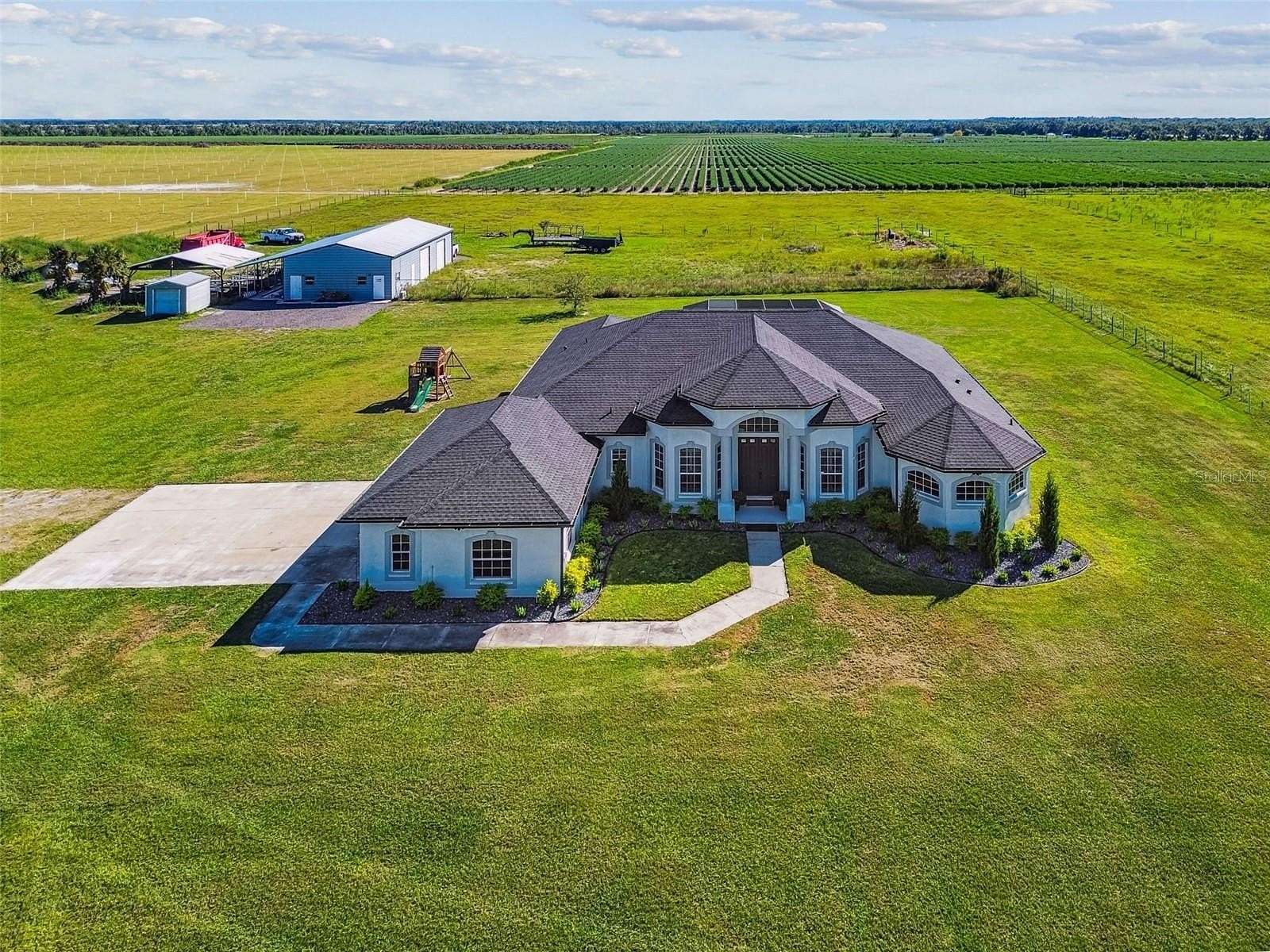 12.6 Acres of Land with Home for Sale in Wimauma, Florida