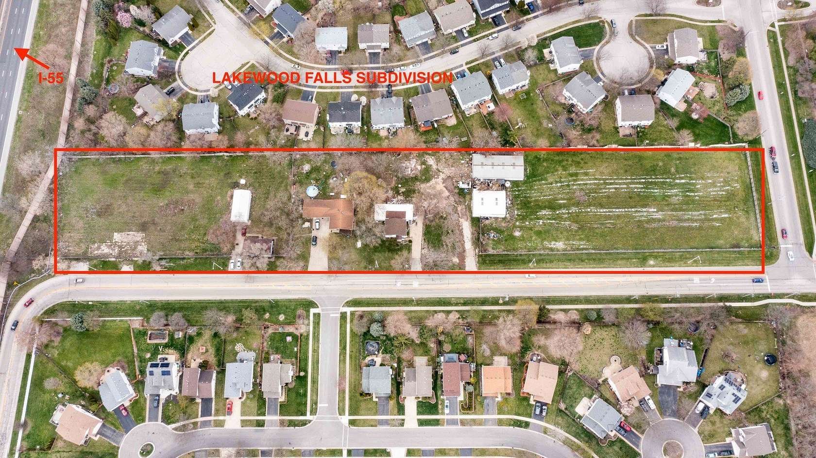 5.1 Acres of Residential Land with Home for Sale in Plainfield, Illinois