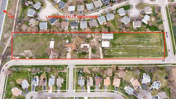 5.1 Acres of Residential Land with Home for Sale in Plainfield, Illinois