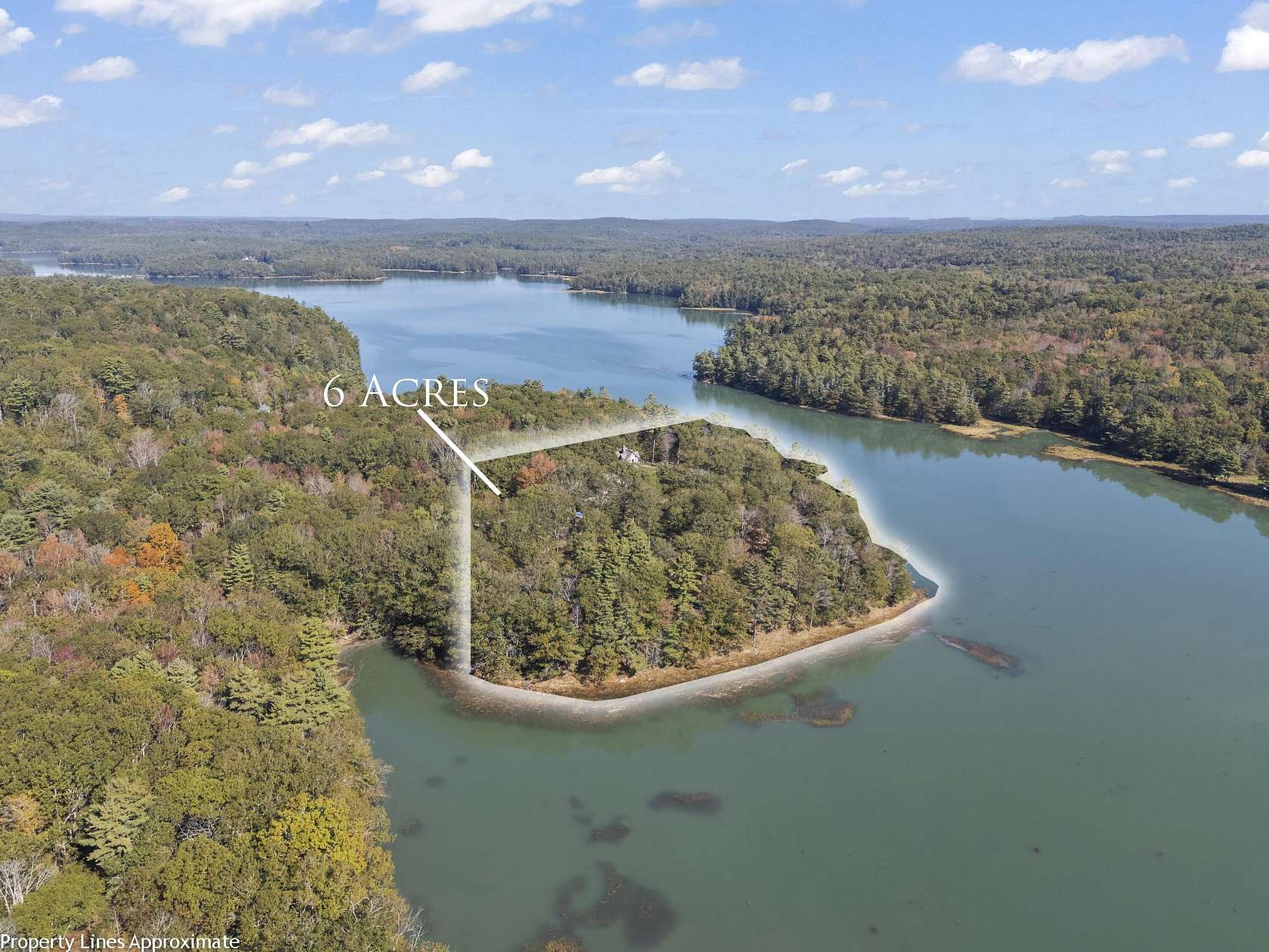 6 Acres of Residential Land with Home for Sale in Boothbay, Maine