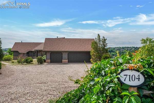 2.74 Acres of Residential Land with Home for Sale in Colorado Springs, Colorado