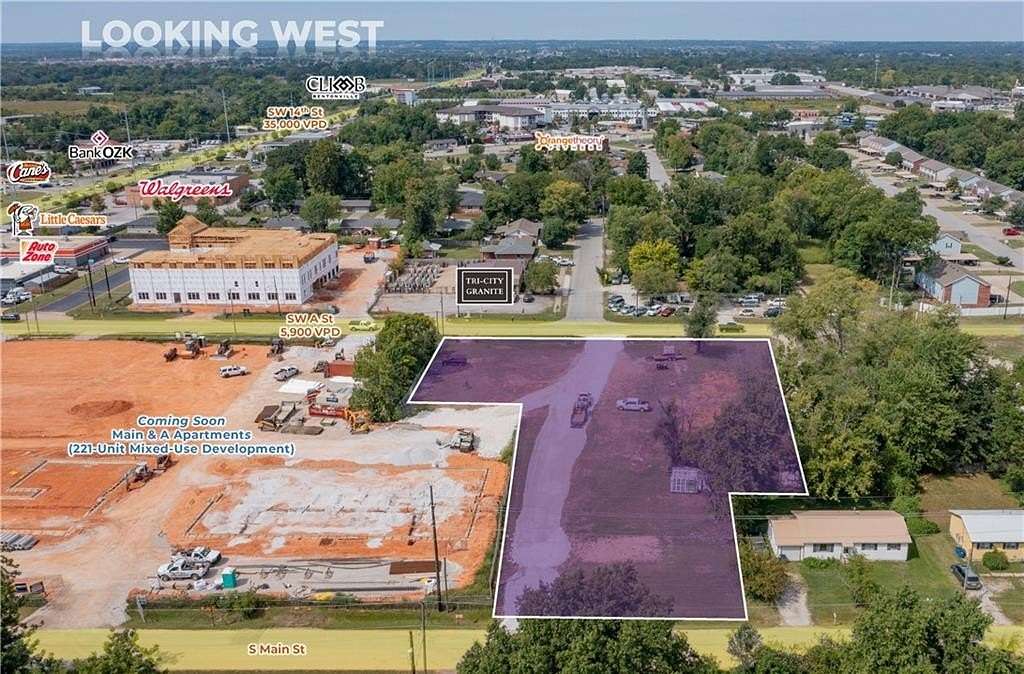 1.34 Acres of Mixed-Use Land for Sale in Bentonville, Arkansas