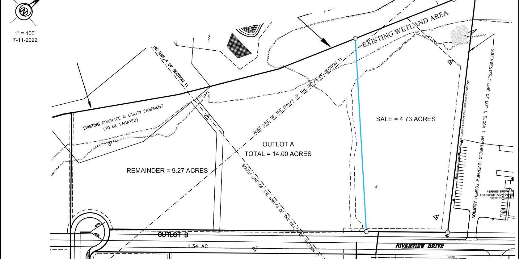 9.27 Acres of Commercial Land for Sale in Northfield, Minnesota