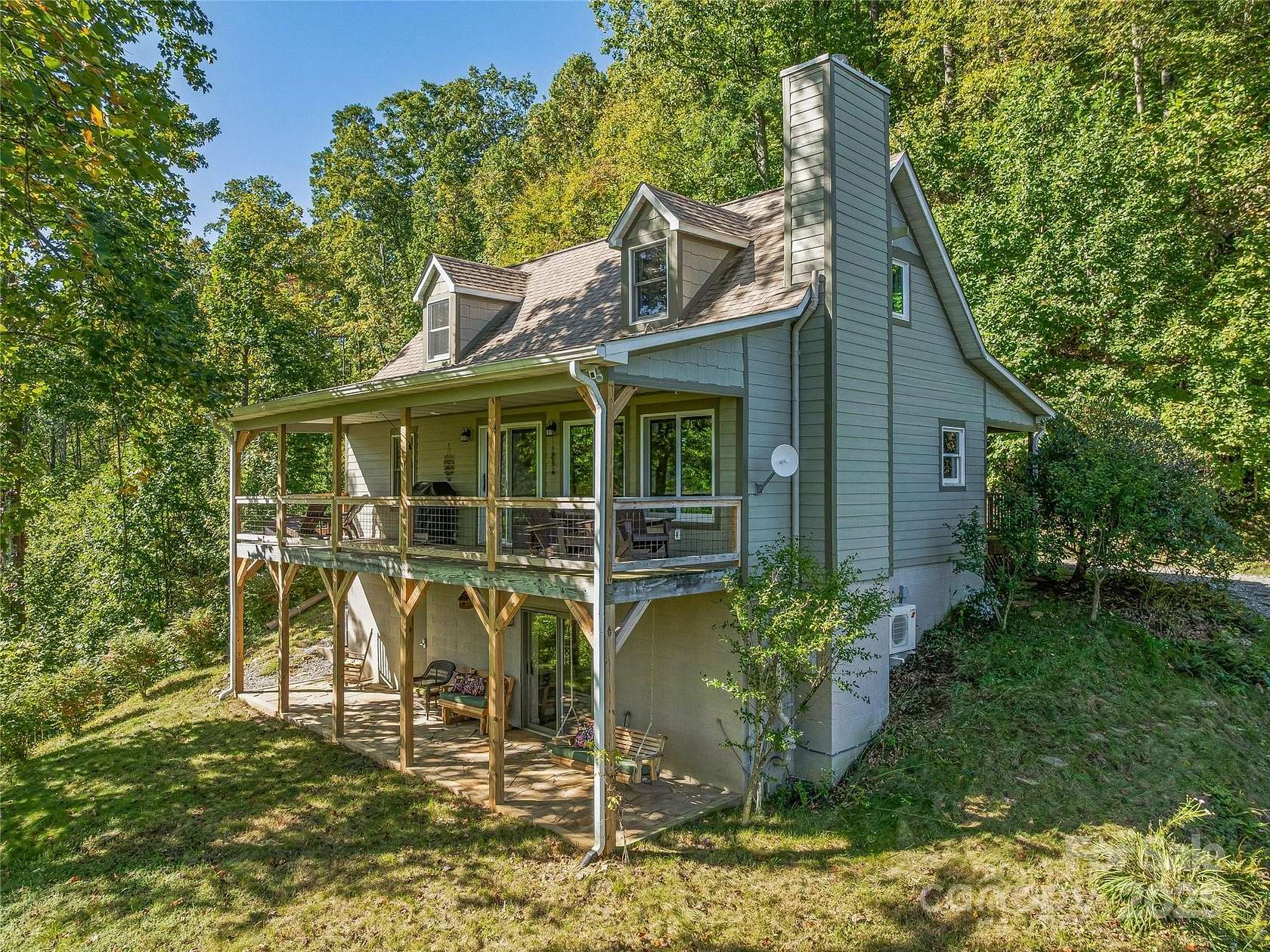 15.5 Acres of Land with Home for Sale in Candler, North Carolina