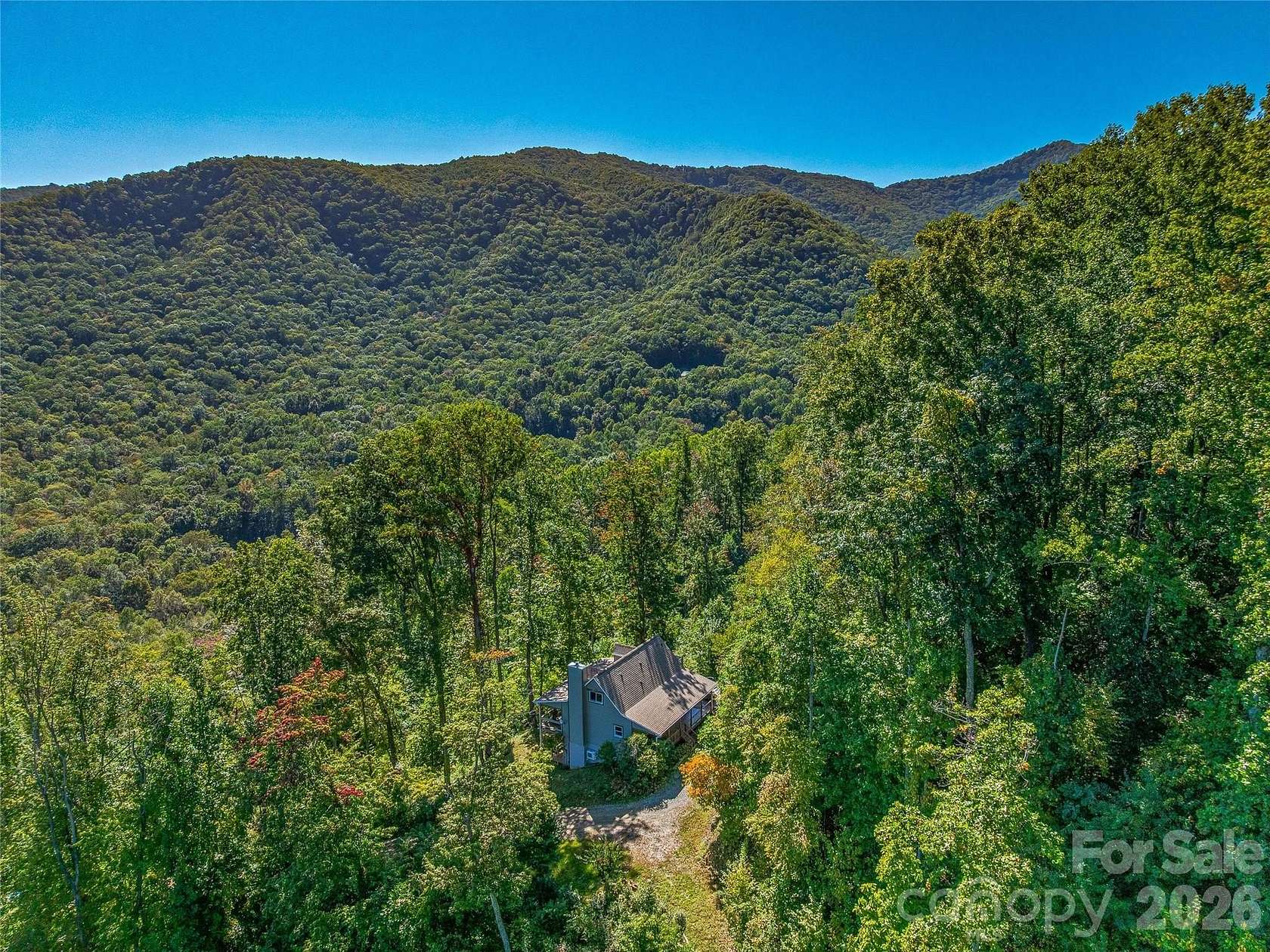 15.5 Acres of Land with Home for Sale in Candler, North Carolina