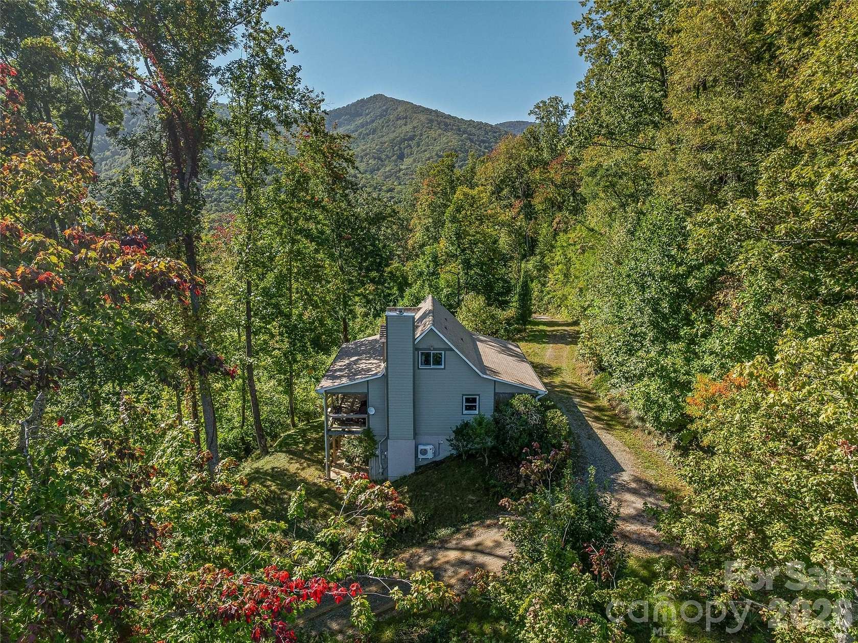 15.5 Acres of Land with Home for Sale in Candler, North Carolina