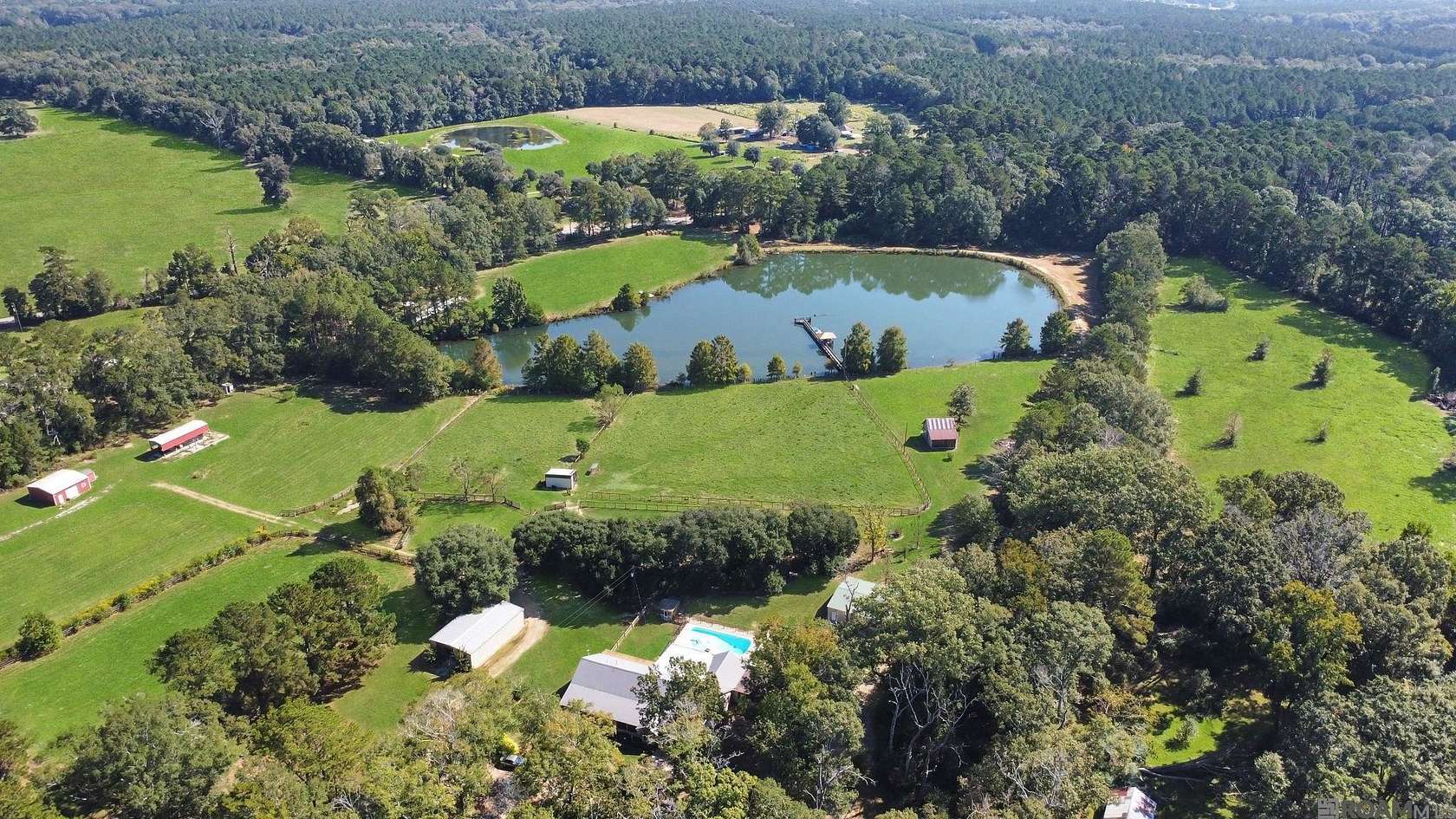 21.1 Acres of Land with Home for Sale in Ethel, Louisiana