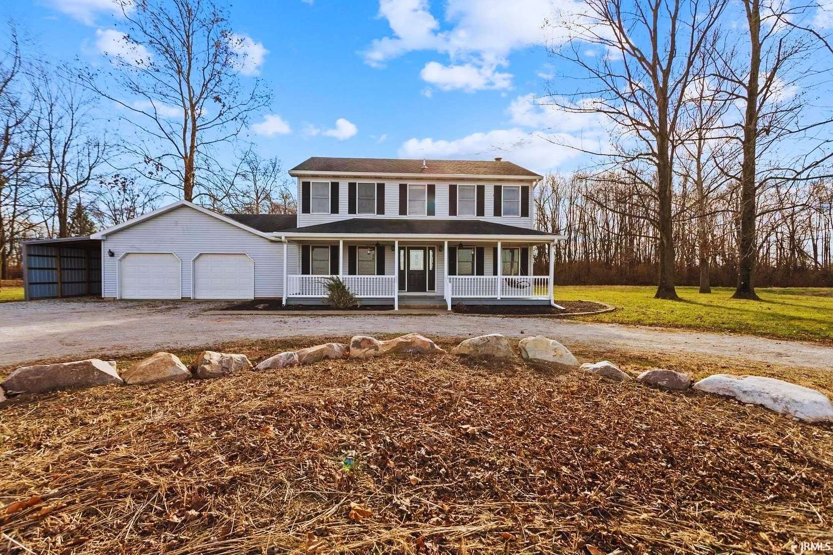 3 Acres of Residential Land with Home for Sale in Walton, Indiana