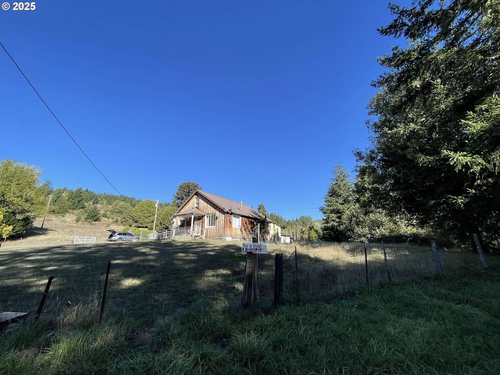 10.9 Acres of Land with Home for Sale in Myrtle Point, Oregon