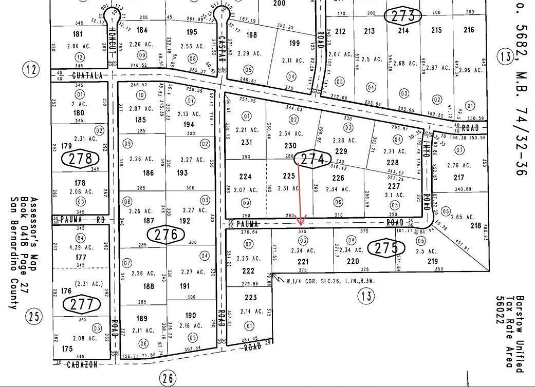 2.34 Acres of Land for Sale in Apple Valley, California