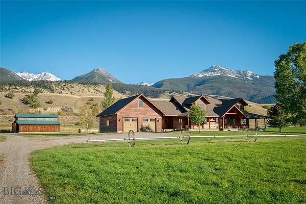 44.2 Acres of Agricultural Land with Home for Sale in Livingston, Montana