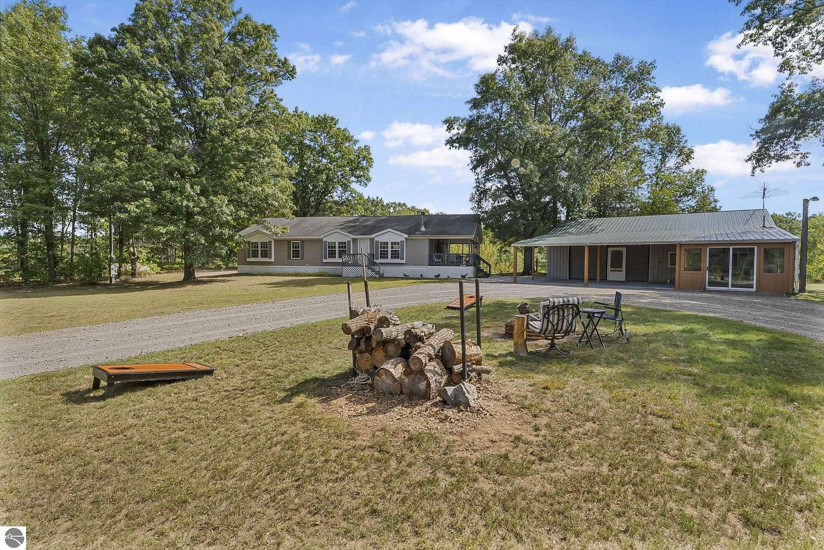 6.25 Acres of Residential Land with Home for Sale in Fife Lake, Michigan