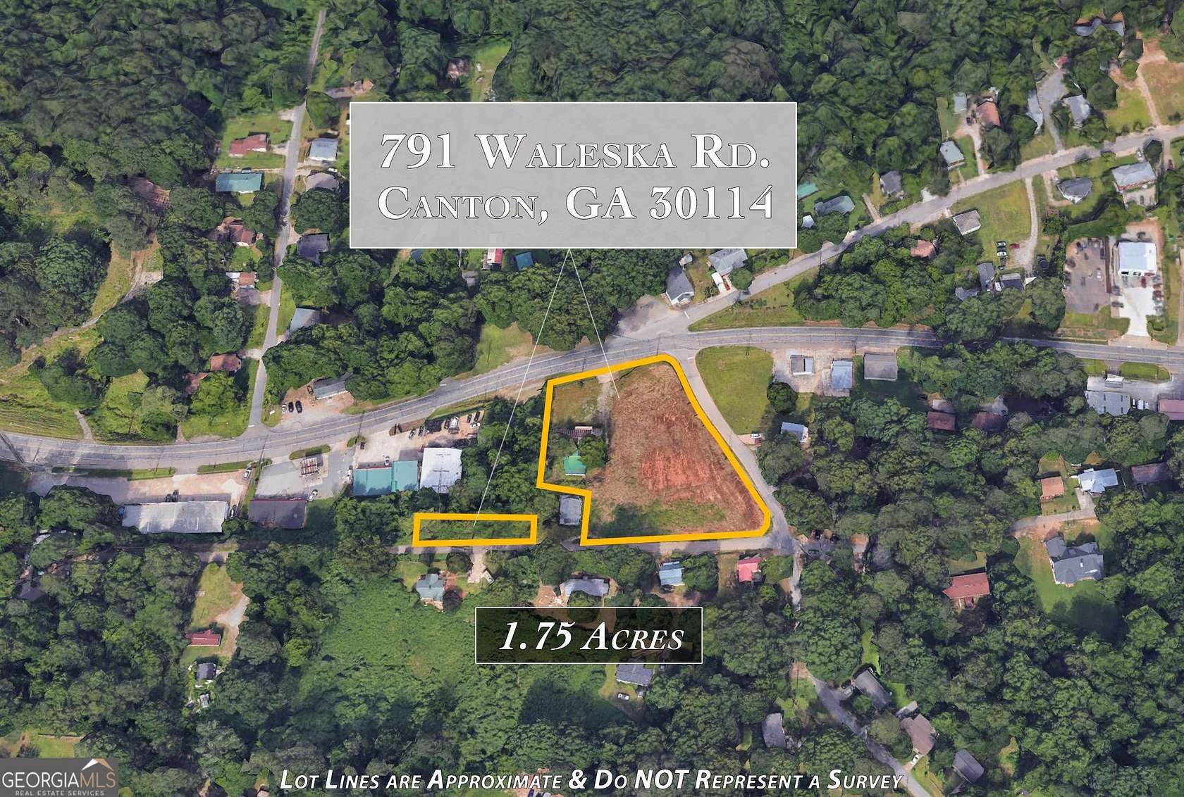 1.75 Acres of Commercial Land for Sale in Canton, Georgia