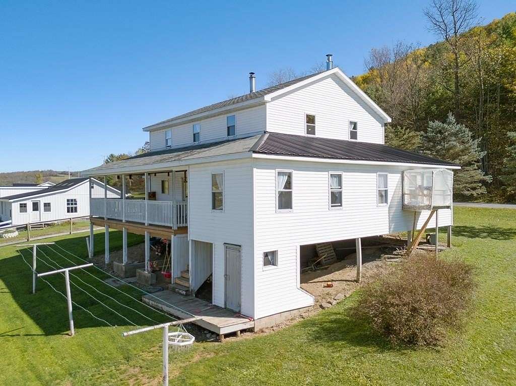 5 Acres of Residential Land with Home for Sale in Woodhull, New York