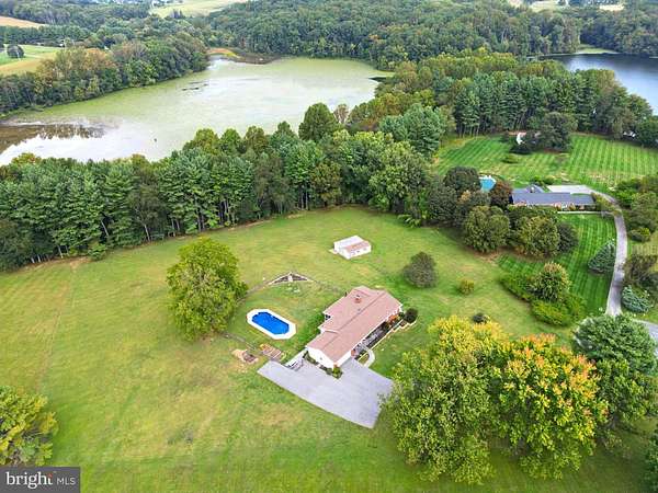 3.37 Acres of Residential Land with Home for Sale in Sykesville, Maryland