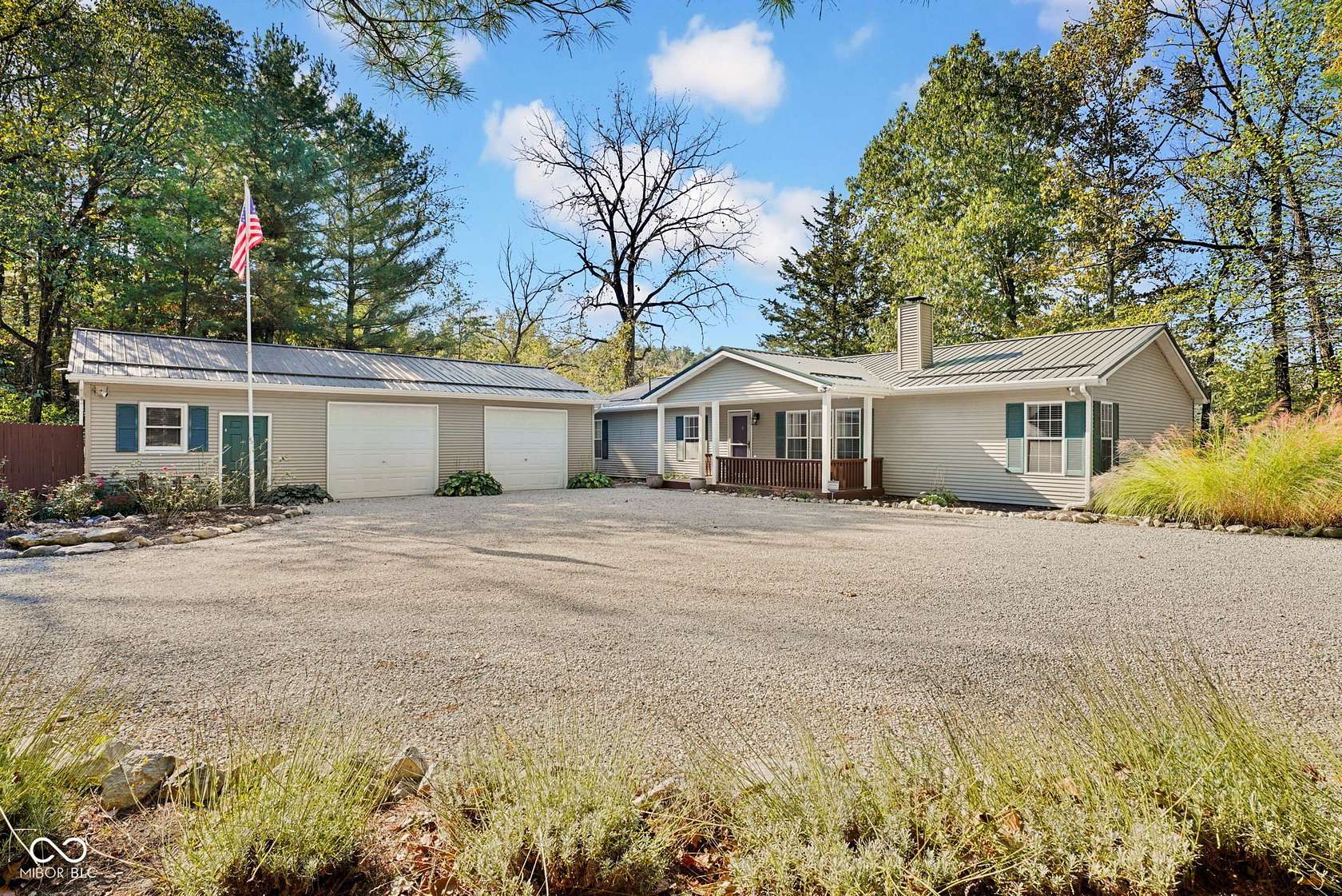 3.36 Acres of Residential Land with Home for Sale in Center Point, Indiana