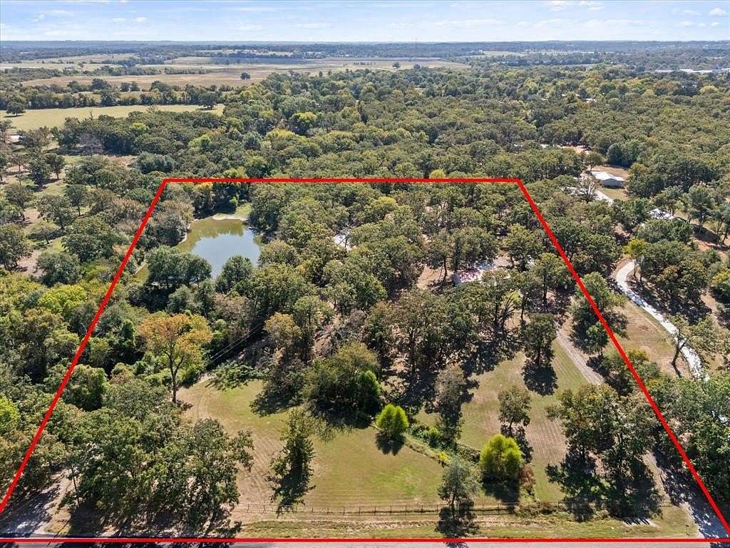 9.14 Acres of Residential Land with Home for Sale in Canton, Texas