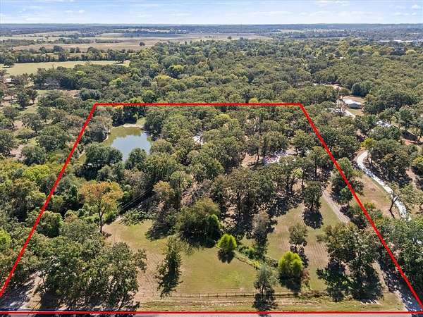 9.14 Acres of Residential Land with Home for Sale in Canton, Texas