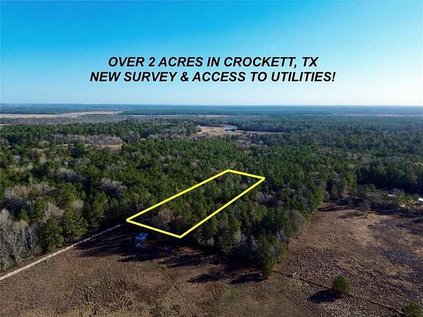 2.23 Acres of Land for Sale in Crockett, Texas