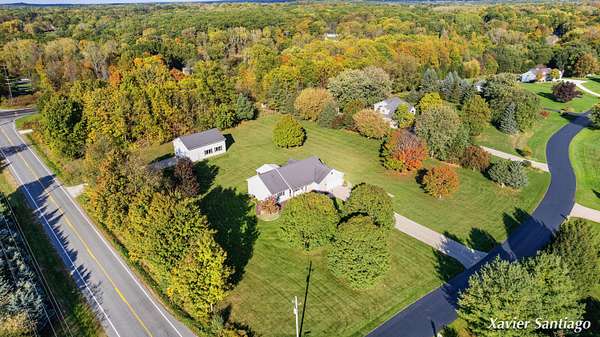 2 Acres of Residential Land with Home for Sale in Caledonia, Michigan