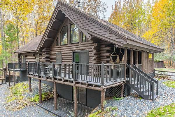 8.39 Acres of Residential Land with Home for Sale in Hazelhurst, Wisconsin